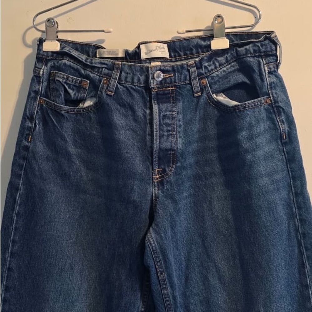 Universal Thread Women's Straight Leg Jeans - Deep Blue - Picture 9 of 16